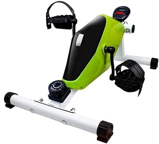 ROLTIN Pedal Bike Exerciser Portable Pedal Under Desk Cycle Exerciser Bike Upper And Lower Limbs Strength Training Bicycle Equipment Home Machine (Green) (Green)