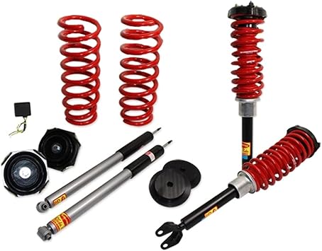 Strutmasters Air Suspension Conversion Kit compatible with Mercedes Benz CLS500 2005-2011 4 Wheel Conversion Kit With Light Fix Module MJ14FM