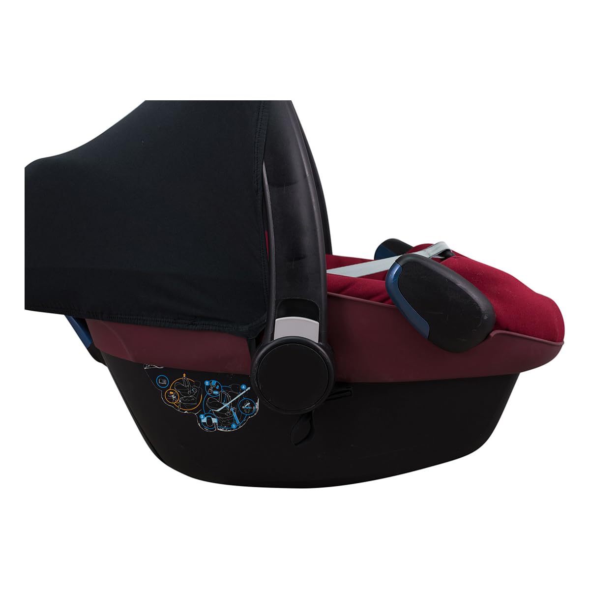 JYOKO KIDS Verdeck kompatibel mit Maxi Cosi Bebe Confort Pebble Black Series