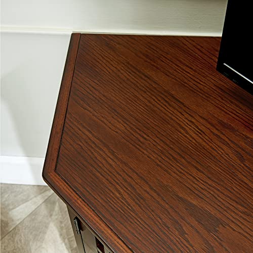 Leick Home 82287 Corner Stand With Bookcase Ends Tv's, 50-Inch, Mission Oak #TOP5