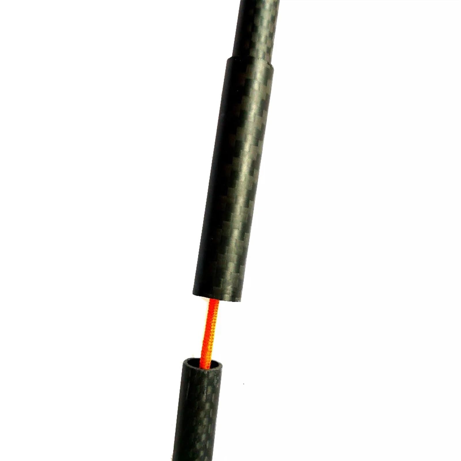 Zeltstangen 63/72 Gramm 126/125 cm Carbon Fiber Ultralight Zelt Doppel A Zelt Gerade Zeltstange(Five-segment-28cm)