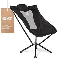 CLIQ Portable Chair - Lightweight Folding Chair for Camping - Supports 300 Lbs - Perfect for Outdoor Adventures