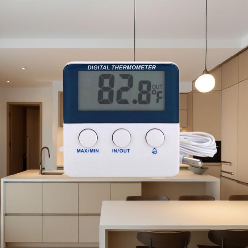 Refrigerator Thermometer Indoor Outdoor Fish Tank Water Temperature Gauge