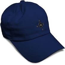 Custom Soft Baseball Hat Embroidered Dad Hat Nautical Compass Men & Ladies Baseball Cap Cotton