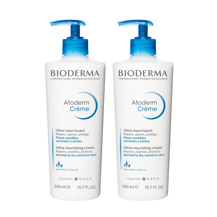 Bioderma - Atoderm Cream - Hydrating Body Lotion - Body Moisturizer for Normal for Dry Sensitive Skin