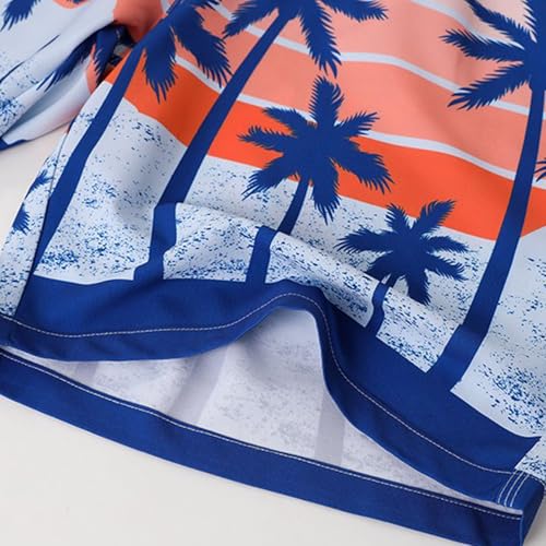 Mens Swim Trunks Quick Dry Beach Shorts with Pockets Drawstring Bathing Suit Lightweight Board Shorts4