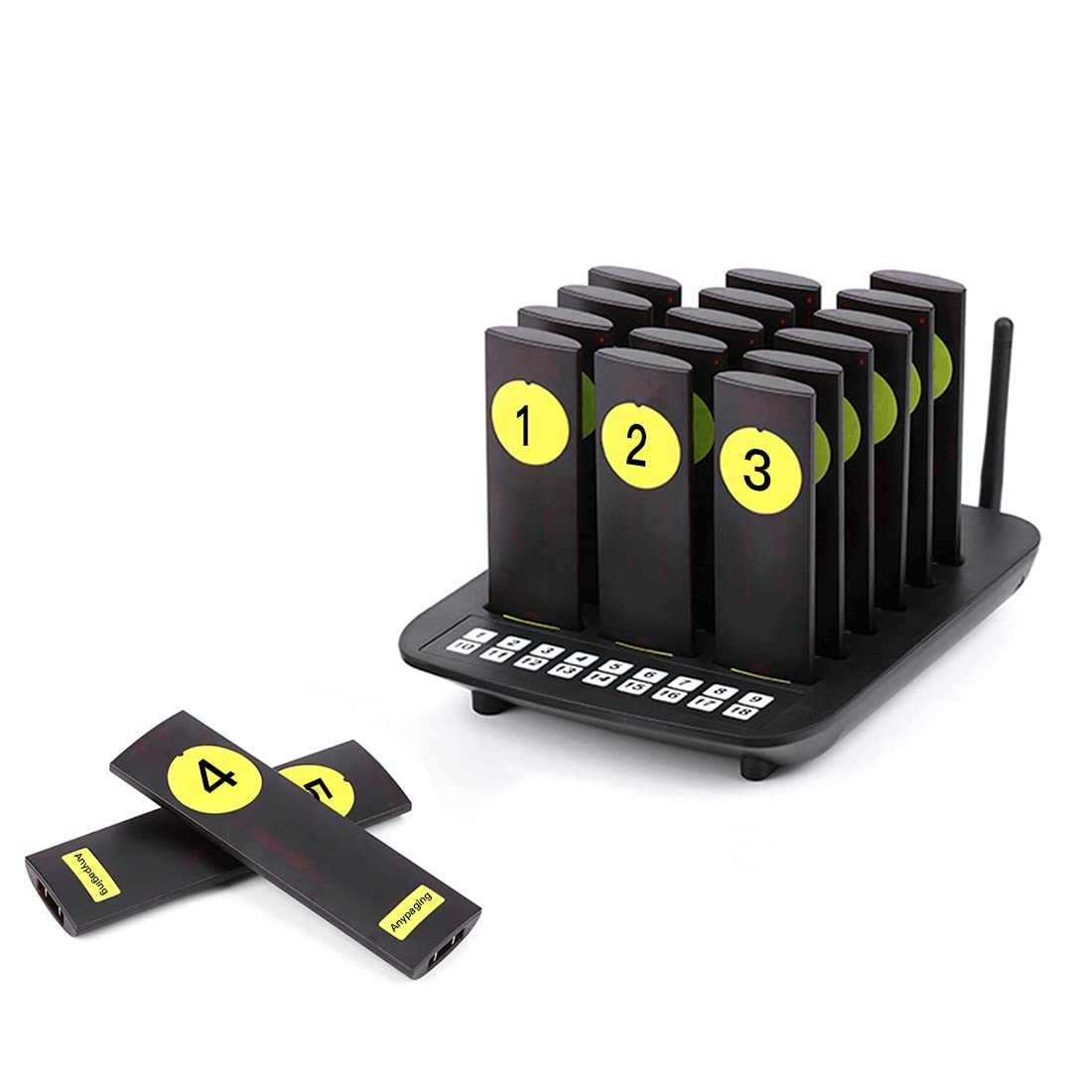 Buy WNKRUN Restaurant Pager System 18 Pagers, Social Distancing Buzzer