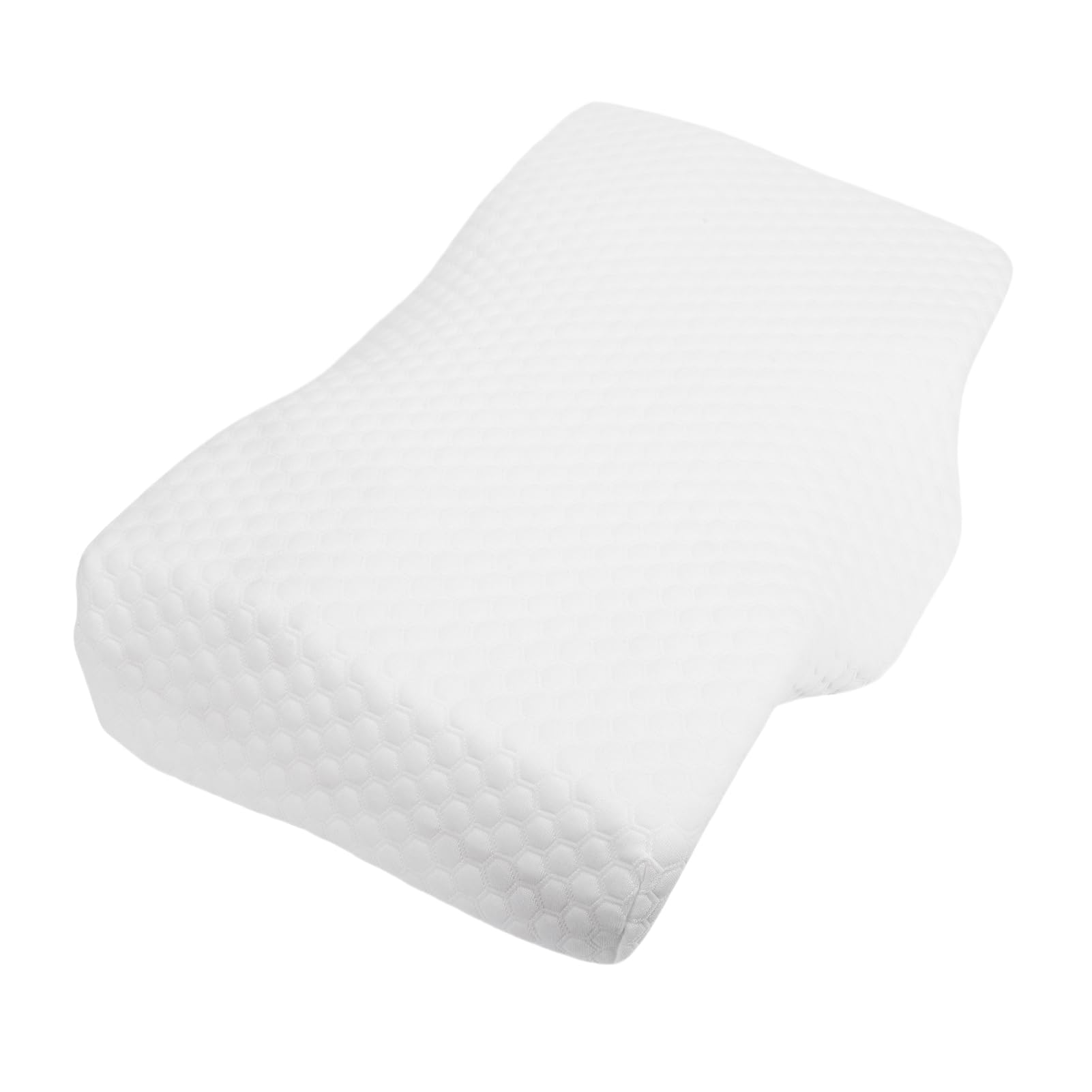Tbest Poduszka Szyjna Powolny Powrót Ergonomiczne Wsparcie (WHITE 52*30*10)