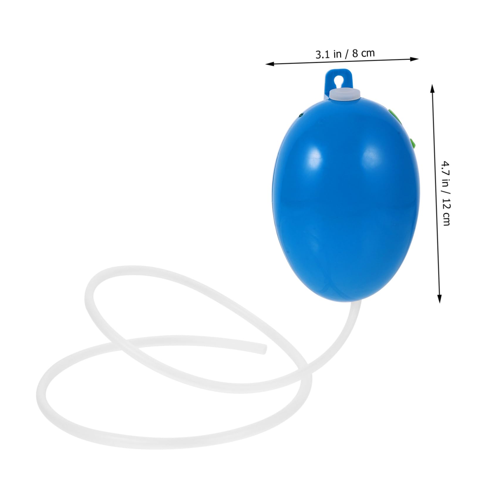 Sosoport Aquarium Sauerstoffpumpe Wiederaufladbare Fisch Luftpumpe Ballonpumpe Vakuum Autoluft Tauchwasserpumpe USB Fahrradpumpe Wasserpumpe Elektrisches Aquarium Abs Blau