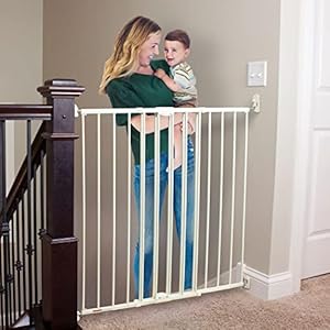 Toddleroo by North States Tall Easy Swing & Lock Baby Gate Series 2: Easy one-Handed Operation Security Latch. Hardware Mount. Fits Openings 28.68