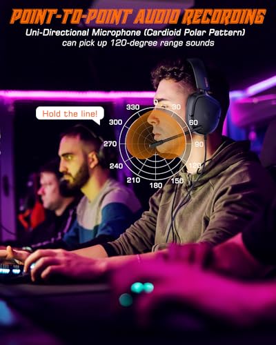 Casque de jeu PS5 Xbox Switch avec micro et cache-oreilles souples