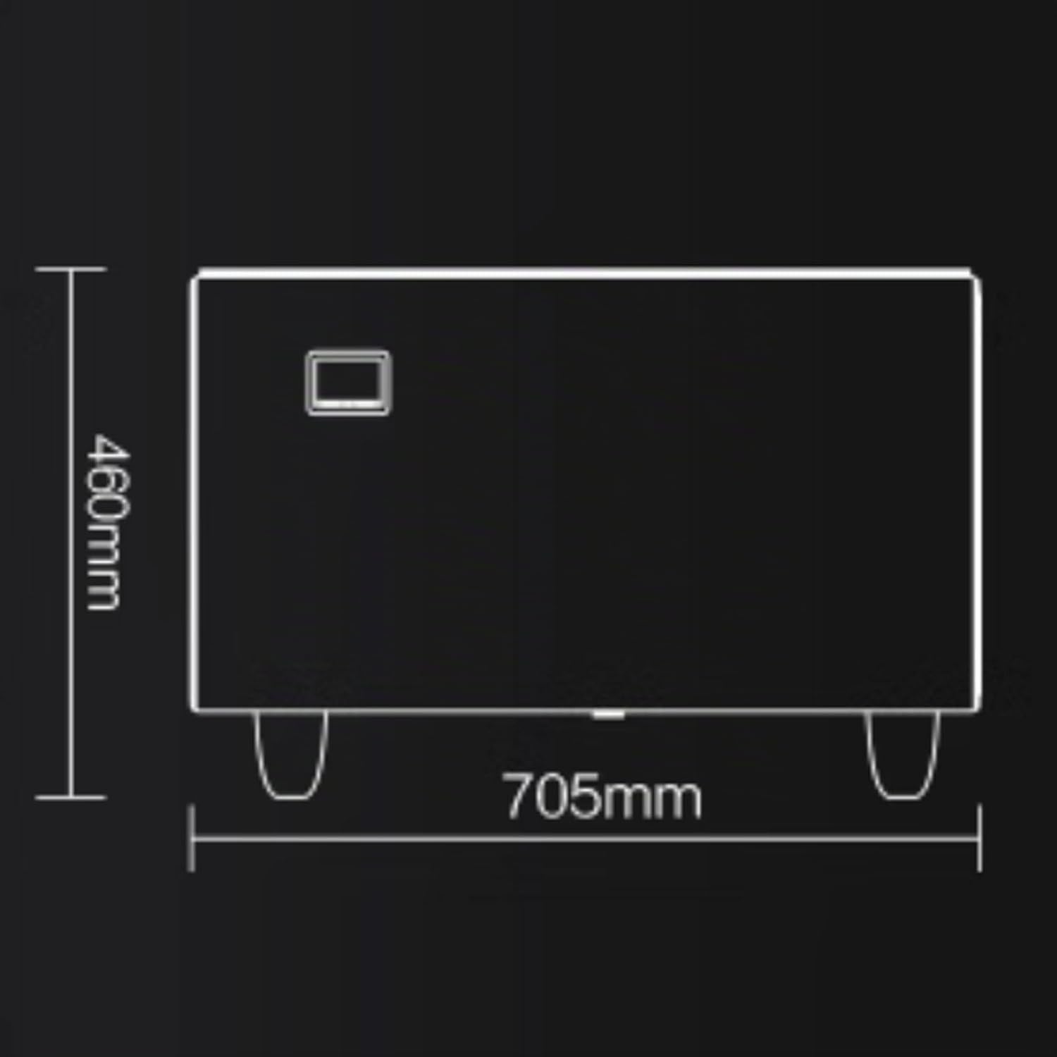 Table de chevet intelligente avec réfrigérateur intégré et chargement sans fil – Table de chevet pour chambre à coucher