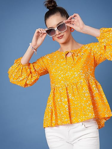 Image of OOMPH! Women's Floral Relaxed Fit Tunic Shirt