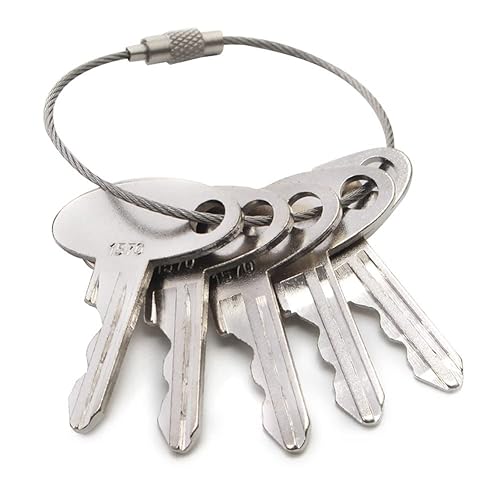 Miniatura 3 de GZYF 5 llaves de bloqueo de interruptor de encendido estampadas 1570, reemplazo de llaves de encendido para tractor Ford, para tractor Massey