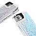 iPhone 7 Plus Case, Caka iPhone 7 Plus Glitter Case Flowing Liquid Floating Luxury Bling Glitter Sparkle Case for iPhone 7 Plus/8 Plus - (Blue)
