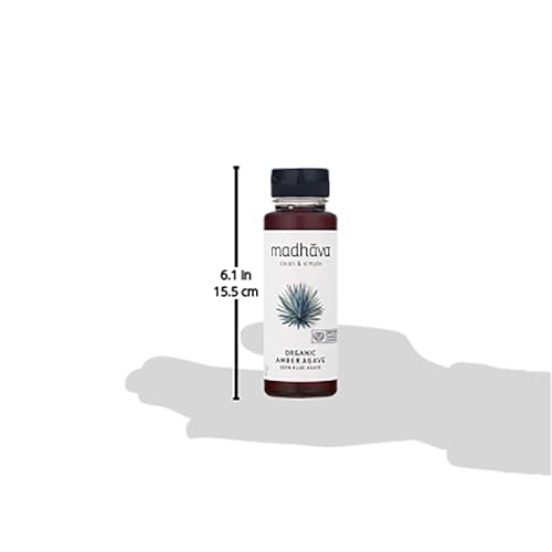 Miniatura 11 de Madhava Ámbar orgánico agave azul crudo - 11.75 oz