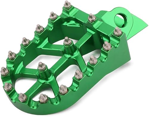 Miniatura 3 de AnXin Estriberas para motocross Estriberas más anchas Pedales Apoyos CNC para KX65 00-23 KX85 01-23 KLX 140 KLX140 08-23 KX100 98-21 KX112 22-23