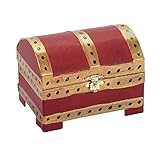 Fun Express DIY Mini Treasure Chest (Set of 12) Paper Mache Craft Kits