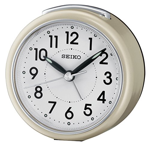 Preisvergleich Produktbild Seiko Wecker analog Kunststoff Gold QHE125G