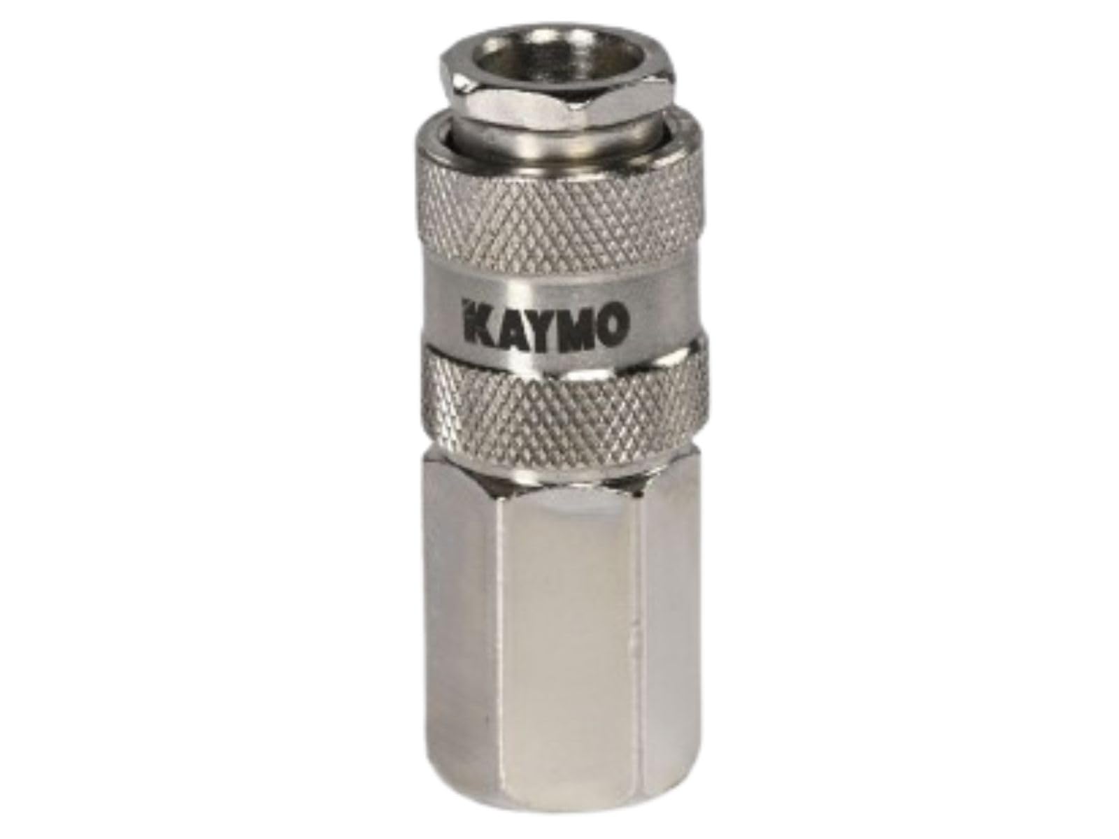 Kaymo S3320SF Coupler 1/4" Female Socket (Steel One Touch European Type)