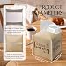 GRXXPIP Some Bunny Needs Coffee Tissue Box Cover, Easter Décor, Universal 5.2 Inch Leather Cube for Home Bathroom Countertop, Coffee Bar Decor, Bunny Lovers, Easter Basket Gift.(007)