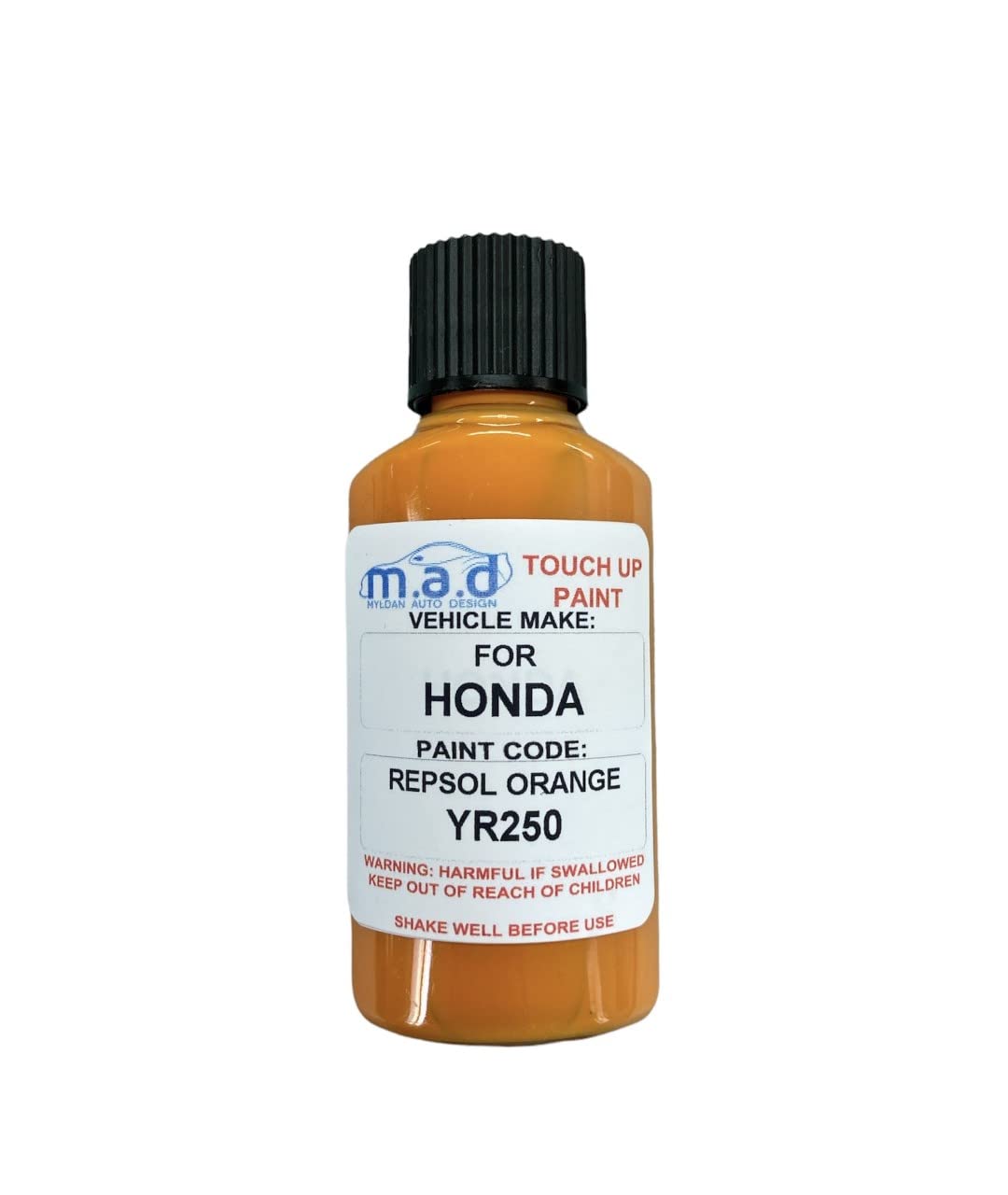 M.a.d Myldan Auto Design Orange M.a.d Paints Repsol Yr250 Touch Up Paint For Honda (Paint And Lacquer)