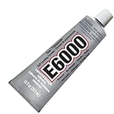 E6000 Industrial Strength Adhesive Glue – Clear, Waterproof, Flexible Bond for Jewelry, Beading & Crafts, 1 fl oz