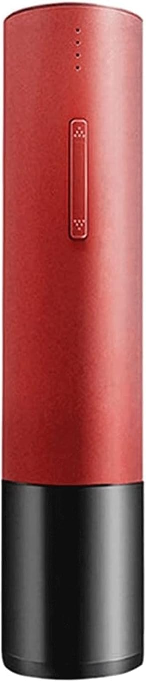 Electric Wine Bottle Opener,Automatic Corkscrew,Powered Cork Remover Kit,Includes Foil Cutter,Suitable for Wine Lovers As A Gift Home Kitchen Party Bar Wedding (Color : White) (Red)