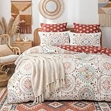 Nayoroom Boho Comforter Set Queen Size Reversible Bohemian Medallion Paisley...