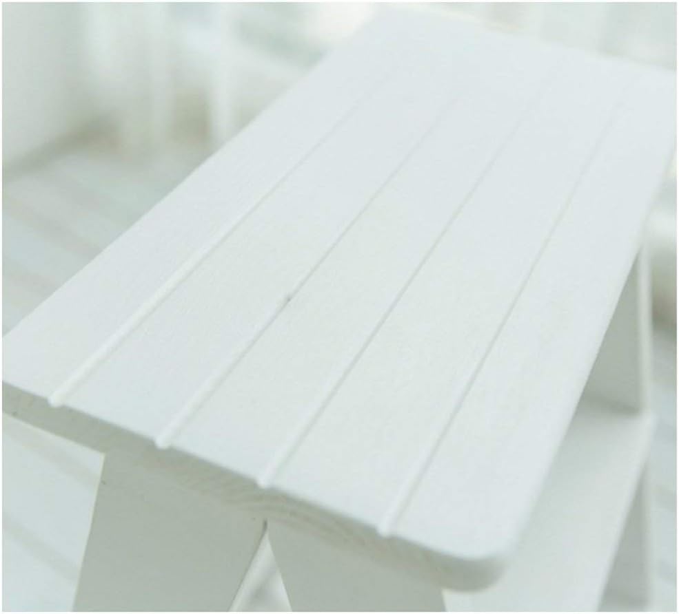 2 Step Ladder Solid Wood Folding Ladder Portable Household Kitchen Cutting Table Stool Chair bar Stool (Color : C, Size : 34 * 32 * 60cm)