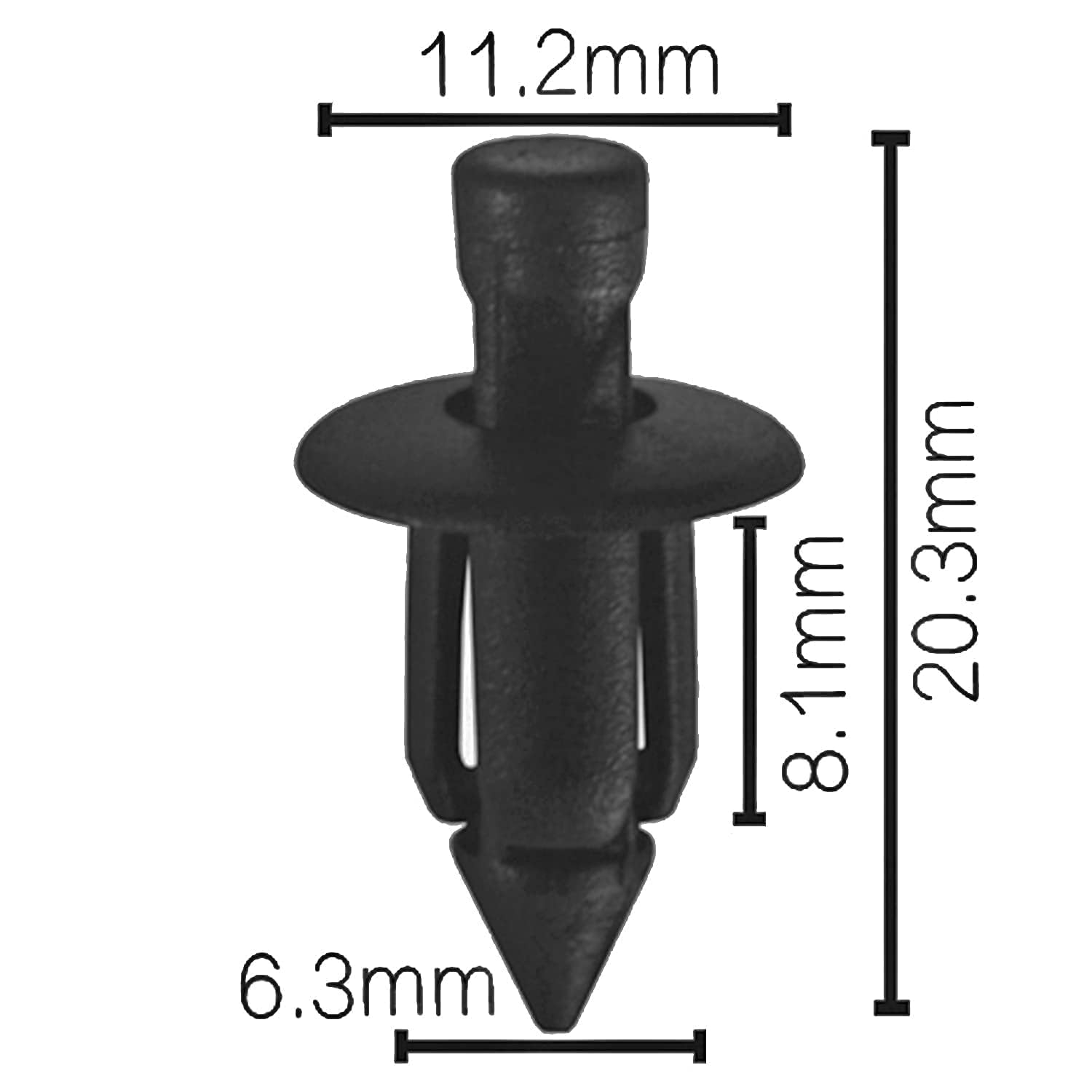 35 Clip Di Fissaggio Per Carenatura Moto - Plastica, Foro 6mm, Compatibile Con Honda/Yamaha/Suzuki - Foto 7