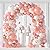 Garden Arch, Outdoor Flower Garden Arch Trellis, Sturdy Steel Arbor for Climbing Plants, Wedding Decoration, 7'8" H x 4'5" W, Dark Green