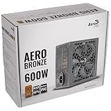 AeroCool Aero Bronze 600W 80 Plus Bronze zasilacz sieciowy - 600 W