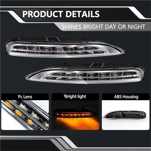 Repara tu parachoques con luz diurna LED DRL Cayenne 2011-2014 izquierdo 4