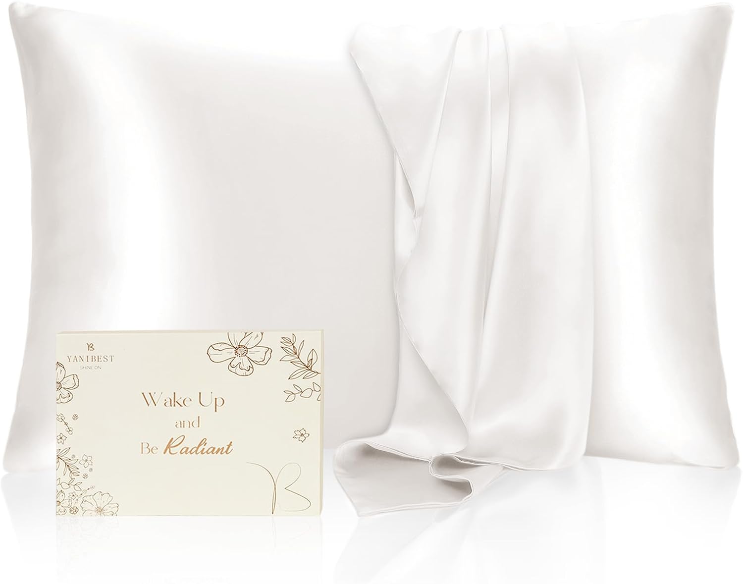Super Soft Satin Pillowcases for Hair and Skin Care (2-Pack)