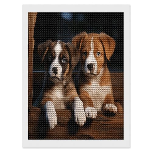 Kits de pintura de diamantes de cachorros: cuadro DIY para iniciarse en el arte