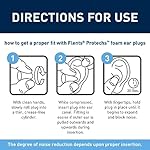 Flents Protechs Foam Ear Plugs, 10 Pair with case Sleeping, Snoring, Loud Noise, Traveling, Concerts, Construction, Studying, Work, Shooting, NRR 33, Noise Cancelling, Green, Made in the USA - Image 4