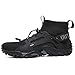 Mens High Top Water Shoes Breathable Hiking Shoes Quick Drying Sports Aqua Barefoot Shoes Anti-Slip Climbing Shoes Outdoor Fishing Shoes Fashion Men's Shoes (Color : Black, Size : 12)