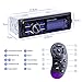 NWOUIIAY Radio Coche Autoradio Bluetooth Reproductor MP3 de Coche Radio MP3 USB...