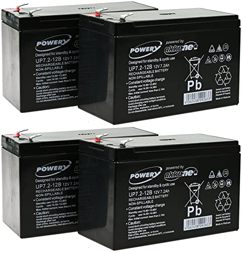 Batteria al Gel di piombo akku-net per:UPS APC Smart-UPS SURT10000XLI 5Ah 12V, 12V, Lead-Acid