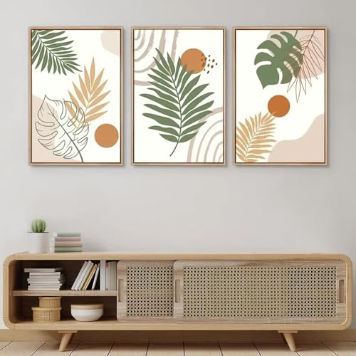 Photos salon déco maison minimaliste avec peinture murale verte