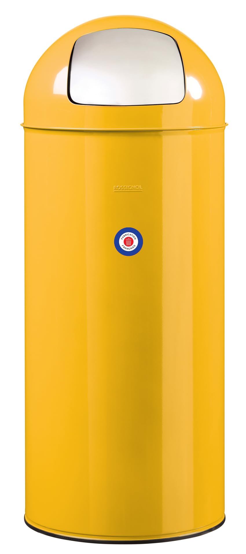 ROSSIGNOL Poubelle de cuisine, Poubelle 45L, Poubelle push, Fabrication française, Poubelle avec couvercle à trappe, Seau intérieur amovible avec anse VINTAGE