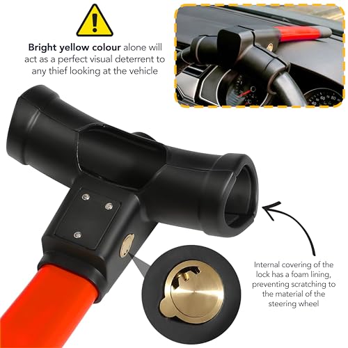 Steering Wheel Lock (UK Company) Car Security Devices Car Security Accessories - Image 4