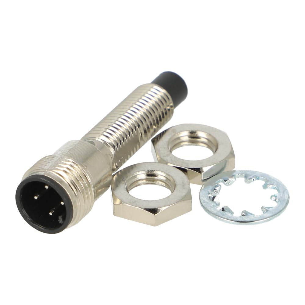 E2E-X4MB1T8-M1 | 688098 | OMRON INDUCTIVE Sensor, M8, 4MM Range Non Flush, PNP NO, M12 Connector, IO-Link, Stainless Steel