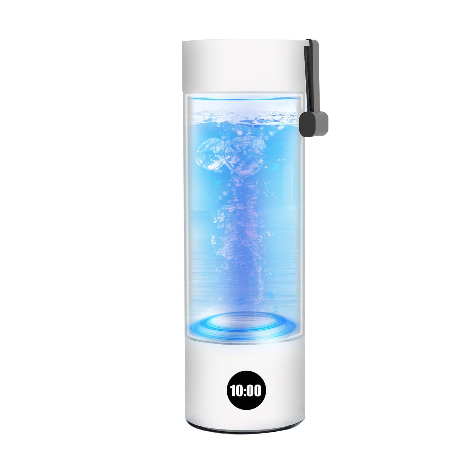 Hydrogen Water Bottle Generator,5000 PPB Hydrogen Water Bottles,SPE/PEM Technology Rechargeable with LDC Display,with Self-Cleaning,Water Ionizer Machine is Suitable for Office,Outdoor Travel