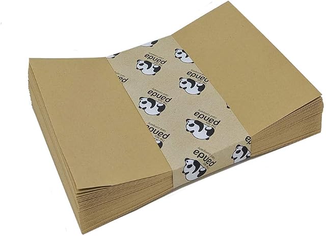 50 x Kraft/Brown Envelopes Made from Recycled Materials Perfect for Rustic Invitations 40