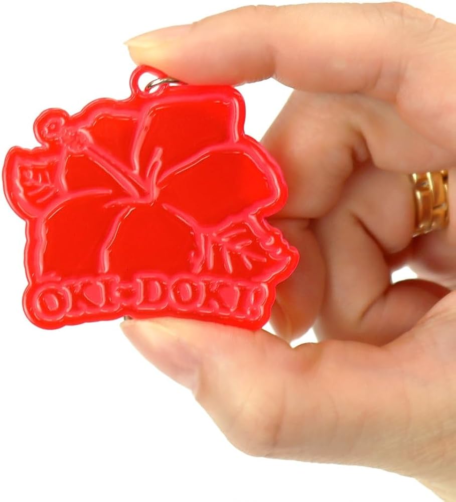 Amazon.co.jp: 沖ドキ リフレクターキーホルダー ブラック ゴールド 沖