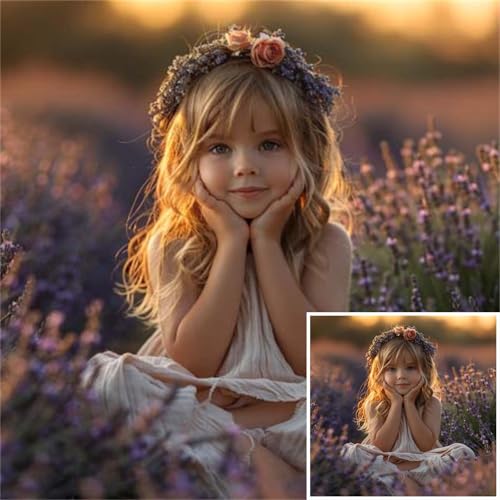 Diamond Painting Personnalisé Photo 5D Full Drill Broderie Diamant 80x80cm