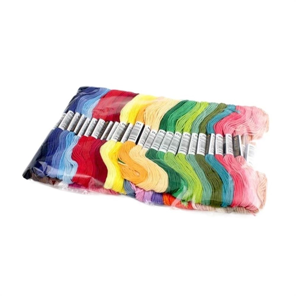 250/200/100/50 Ścieg Krzyżykowy Bawełniana Nić Do Haftu Nici Szycia Motki Rękodzieło(100 Colors)