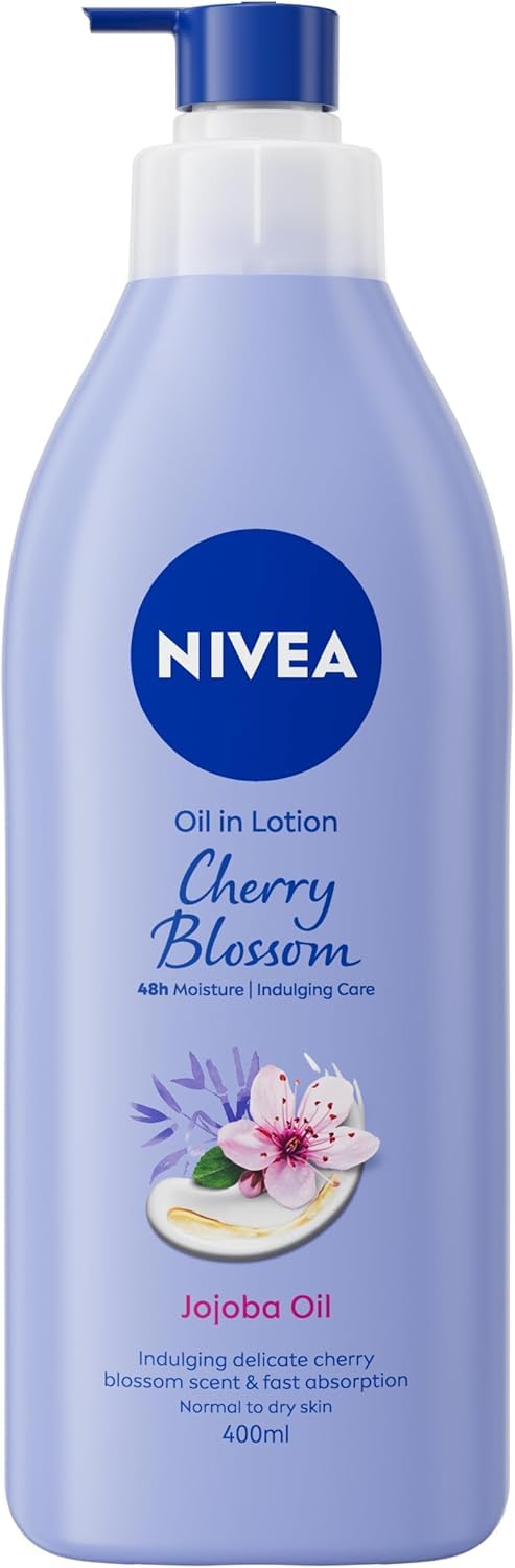 Nivea Cherry Blossom And Jojoba Oil In Lotion, 400 Ml